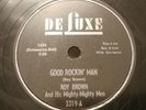 Roy Brown Good Rockin' Man/ Bar Room Blues Deluxe 3319 (VG+) 78