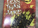 Less Than Jake Anthem Orange with Yellow Splatter Vinyl