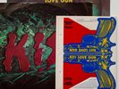 ORIGINAL 1977 KISS Album LOVE GUN Vinyl RECORD w UNCUT GUN Insert Lp NEAR MINT