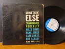 CANNONBALL ADDERLEY - SOMETHIN' ELSE Blue Note Miles Davis RVG 1958 Art Blakey