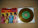 The Beatles PROMO 45 record CRYING WAITING HOPING, Deccagone Gold vinyl PS