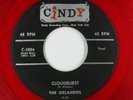 ORLANDOS Doo Wop RED WAX 45rpm Old MacDonald b/w Cloudburst HEAR