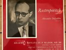 ALP 1690 Brahms Cello Sonata, etc. / Rostropovich / Dedyukhim R/G