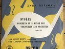 LXT 2727 Dvorak Cello Concerto / Zara Nelsova / Krips / LSO O/G
