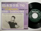 Serge Gainsbourg - OST/BOF Manon 70' French 45/Ps Psych Funk 7' 1968