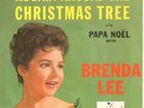 BRENDA LEE Rockin' Around The Christmas Tree 45 + Picture Sleeve NM