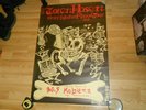 DIE TOTEN HOSEN - ORIGINAL FALSCHER FLAGGE TOUR POSTER 85 UK SUBS PUNK ROCK VG