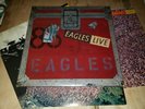 The Eagles* Live *2 LP Vinyl RECORD With POSTER  ASYLUM BB-705 EX /VG ?1980????