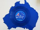 Men At Work - Down Under - Blue Australia Shaped 7