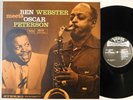 BEN WEBSTER Meets Oscar Peterson VERVE STEREO LP dg original MG VS