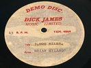 BRIAN HYLAND Acetate 3000 MILES Dick James Music 1-SIDED 7
