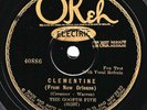 Okeh #40886: Goofus Five-Clementine/I Left My Sugar Standing In The Rain V+/E-