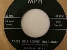 Vocal Jazz 45 PAULA HILL Can't Help Lovin' That Man/Ace In The Hole MPH Rare mp3