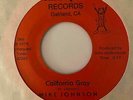 Private West Coast AOR 45 MIKE JOHNSON California Gray/Fire In Topanga HEAR