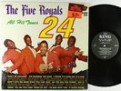 Five Royals - 24 All Hit Tunes LP - King Black Label Mono Shrink