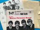BEATLES 1964 Second Christmas Flexi, Newsletter & Mailer  Fan Club Memorabilia