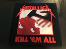Metallica Kill 'Em All original Music For Nations vinyl. 1983.Record Near Mint