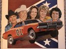 Vintage Dukes Of Hazzard Vinyl 33 LP Record Album Johnny Cash General Lee 1981