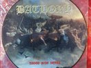 Bathory  ?– Blood Fire Death Picture Disc LP Vinyl Rare VG+ Metal