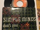 SIMPLE MINDS Don't You Forget About Me 1985 USA 7” PROMO Vinyl 45 RPM DJ