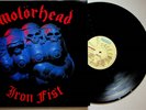 MOTORHEAD- Iron Fist LP (BRNA539 Bronze UK Vinyl EX) A4/B2 with INNER 1982