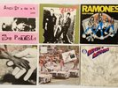 6 ORIGINAL Punk Vinyl Record Lot: Dead Kennedys, Sex Pistols, Ramones, The Clash