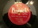 LOUIS JONES & HIS BAND on PEACOCK 1663  ALL OVER, GOODBYE/ROCK & ROLL BELLS  VG+