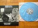 NIRVANA Bleach BLUE MARBLE Vinyl LP SUB POP Super Rare  MINT CONDITION OOP HTF