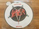 SLAYER - REIGN IN BLOOD - RARE RE-PRESS PIC DISC LP + STICKERED PVC SLV. MINT