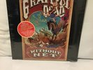 GRATEFUL DEAD WITHOUT A NET LP 1990 SEALED 1ST PRESS SHRINK HYPE + 12X12 POSTER