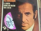 45t ep charles aznavour neuf languette sticker promo olympia  signature dedicace