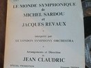 quadruple 45t promo michel sardou jacques revaux le monde symphonique