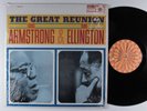 LOUIS ARMSTRONG/DUKE ELLINGTON The Great Reunion ROULETTE LP VG+ SHRINK