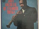 JAZZ JOHN COLTRANE - MY FAVORITE THINGS 1st Press Mono WHITE FAN vinyl record LP