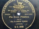 MUSIC HALL STAR FLORRIE FORDE - ‘FLO FROM PIMLICO’ 1903 G&T, SUPERB COPY