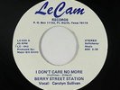 Deep Soul Funk 45 - Berry Street Station - I Don't Care No More - Le Cam - VG++
