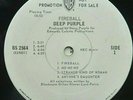 Deep Purple: Fireball LP Warner Bro. -  WHITE LABEL PROMO w/Lyrics - 2564