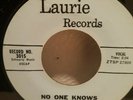 45 RPM DOOWOP, DION AND THE BELMONTS, I CANT GO ON (ROSALIE) / NO ONE KNOWS