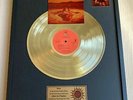Alice In Chains Dirt 1992 Vinyl Gold Metallized Record Mounted In Frame