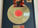 Bruce Springsteen Born In The USA 1984 Vinyl Gold Metallized Mounted Record