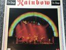 LP VINYL DOUBLE ALBUM RAINBOW ON STAGE LIVE UK 1ST PRESS  DEEP PURPLE DIO EX/EX