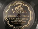 78 Victor V-38595 - Sleepy John Estes - James Rachel - T-Bone Steak Blues - RARE