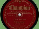 HILLBILLY-McGINTY'S OKLAHOMA COWBOY BAND (CHAMPION 15482) ADAM & EVE/BURY ME