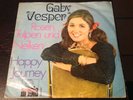 Gaby Vesper Schlager Single Vinyl 7 Rosen Tulpen und Nelken Ariola Pop 45
