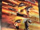 SIGNED JUDAS PRIEST FIREPOWER ALBUM RECORD LP SEALED BAND AUTOGRAPHED HALFORD
