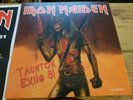 IRON MAIDEN - TAUNTON EXILE 81 - RARE 2LP UK FEB 1981 PICTURE DISC + POSTER MINT