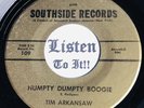 Black Rockabilly Rocker 45 TIM ARKANSAW Humpty Dumpty Boogie SOUTHSIDE Mp3 crude