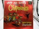 Chipmunks Let's All Sing with The Chipmunks LRP 3132 red vinyl VG+ c VG/VG+ Mono