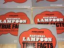 5 National Lampoon TRUE FACTS Vinyl LP Premiere Radio Network RARE 87/88 Inserts