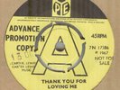 THE IVY LEAGUE**THANK YOU FOR LOVING ME**DEMO**BEAT**PYE LABEL**LISTEN